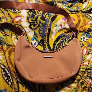 MyTagalongs Burgundy Crescent Crossbody